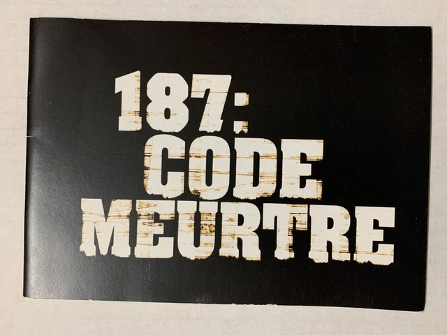 DOSSIER PRESSE 187 Code Meurtre De Kevin Reynolds - Samuel Lee Jackson ...