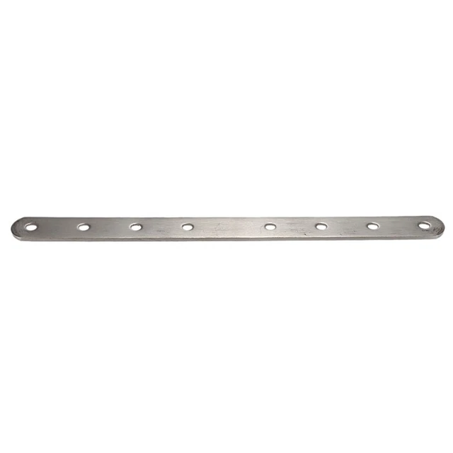 Bracciale angolare ad angolo piatto design dritto in metallo 8 fori 250 mm G7M6