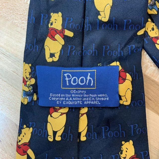 Winnie The Pooh Neck Tie  Bear Red Sweater Honey Fun Cartoon  Disney 2