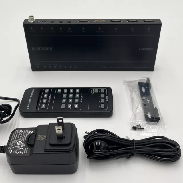 Monoprice Blackbird 4K 4x1 HDMI Switch, 18G “New Open Box” (43878) Extractor