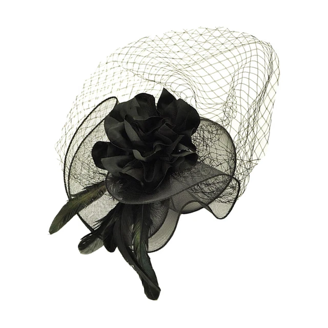 Cappello Fascinator Donna Stile Vintage Festa Prom Ornamento Capelli per Donna e Ragazze