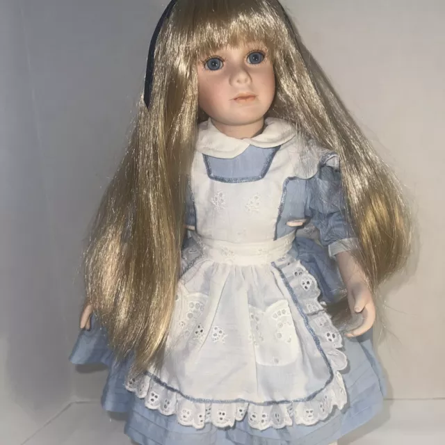 Thelma Resch Alice In Wonderland Porcelain Doll Masterpiece Gallery 2000 3