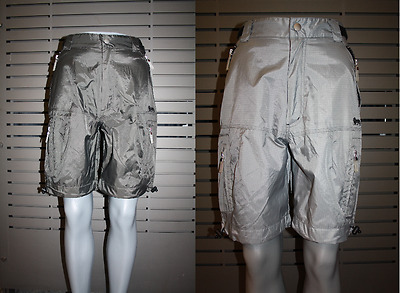 Lonsdale Femmes Trekking Short Caldey Argent et darkgreen Shiny robuste RARE 