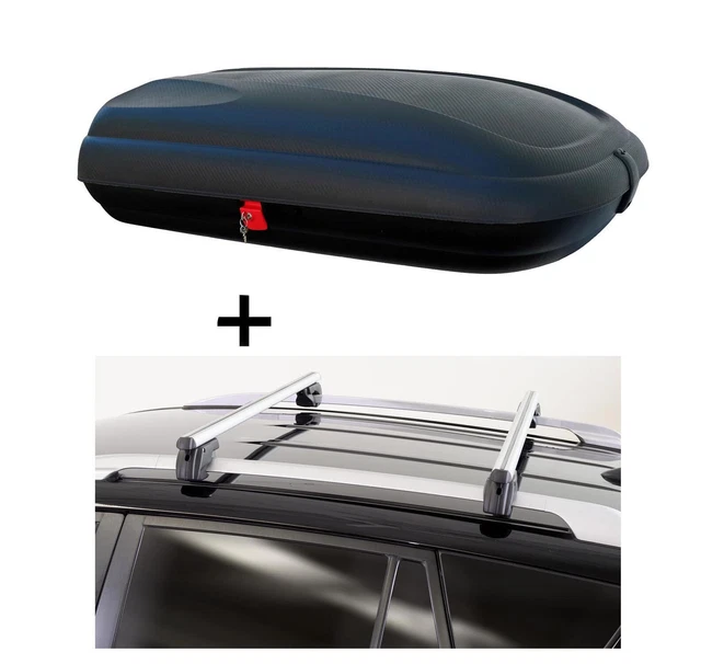 Roof Box VDPBA320 320 Litre Carbon Look Lockable Vehicle