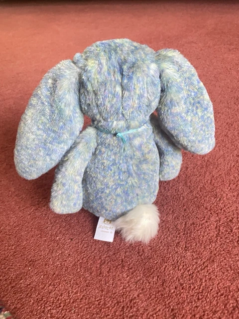 JELLYCAT I AM Bashful Luxe Bunny Azure Soft Plush Toy - 25 Years of ...