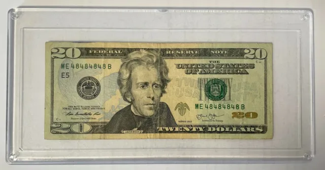 WOW !!!  2013  $20 Dollar Super Repeater Two-Digit  (ME 48 48 48 48 B)
