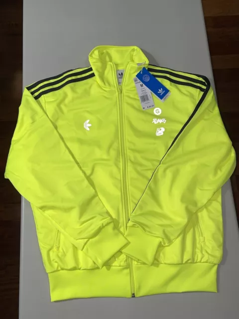 Adidas track jackets clearance neon