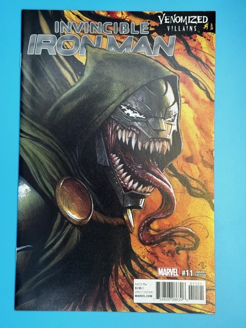 Invincible Iron Man #11 Dr. Doom Venomized Adi Granov Variant Marvel 2017