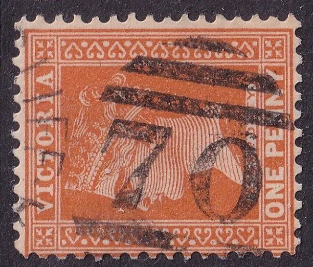 Australia  Victoria  Numeral Postmark / Cancel  "70"  Queenscliff