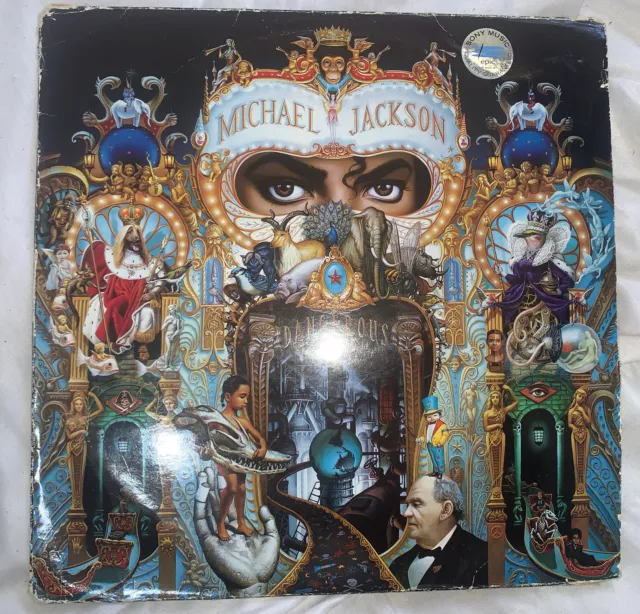 Michel Jackson Dangerous Album Record X 2 Vinyl