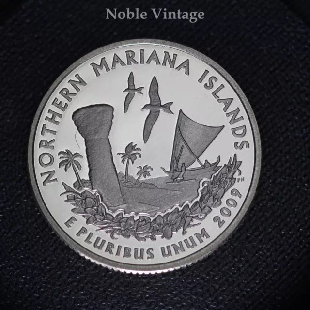 2009 S Proof Northern Mariana Islands Quarter -From a Clad Proof Set