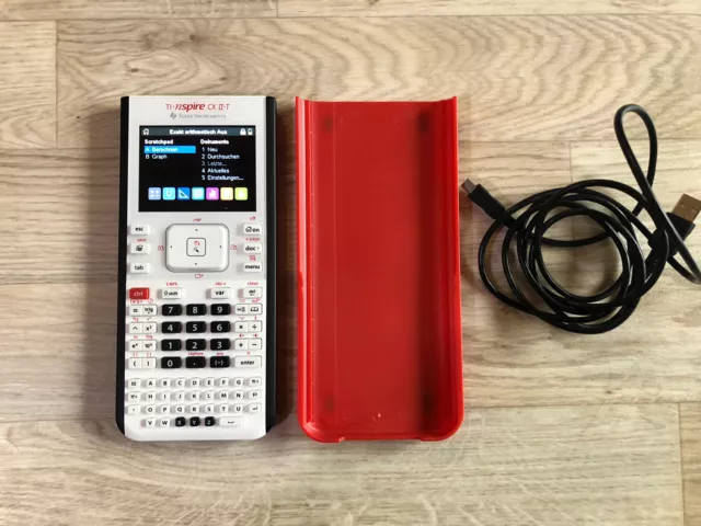 Texas Instruments TI-Nspire CX II-T Farbrechner + Ladekabel TOP Zustand