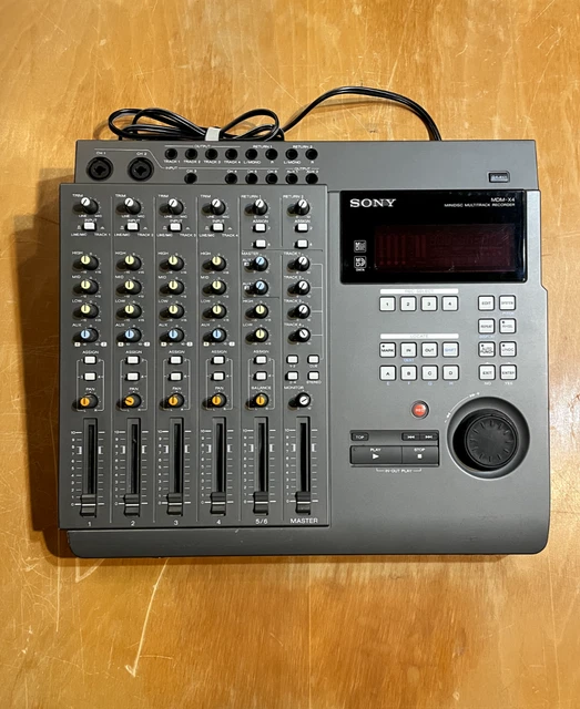 SONY MDマルチトラックレコーダー MDM-X4（動作未確認） SONY MDM-X4 MULTITRACK MD RECORDER 綺麗な完動品・動作保証 | 驚愕の