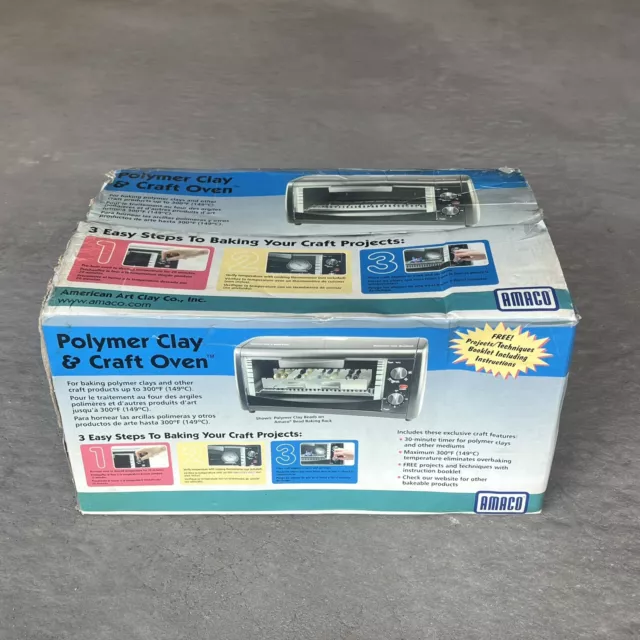 Nuevo Amaco Arcilla de Polímero y Horno Artesanal Modelo #12505P - Nuevo Caja Abierta