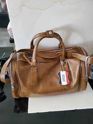 Vintage American Tourister Carry On Duffle Bag Tan