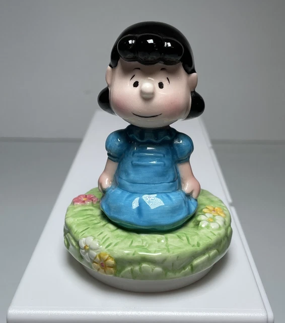 PEANUTS LUCY PORCELAIN Jewelry Box Snoopy Westland Giftware Charles