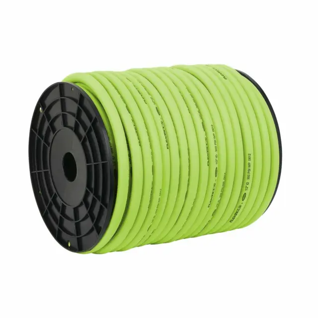 Flexzilla HFZ12250YW Pro Bulk Air Hose, 300 PSI, 1/2" x 250' Spool, ZillaGreen