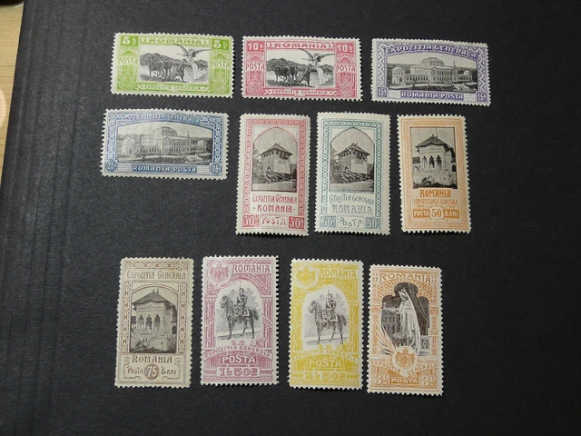 Rumänien (W), Mi.-Nr.: 197-207  , Falz , MLH, KW: 270,00