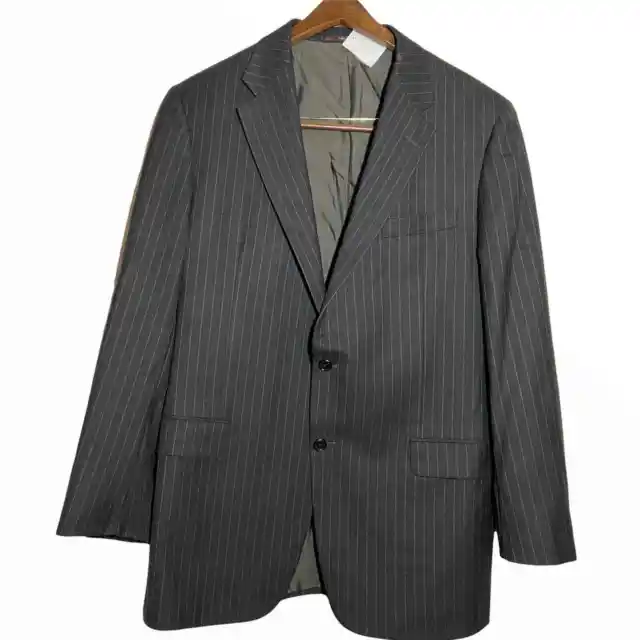 HICKEY FREEMAN LORO Piana Tasmanian Super 150s 100% Worsted Wool Suit ...