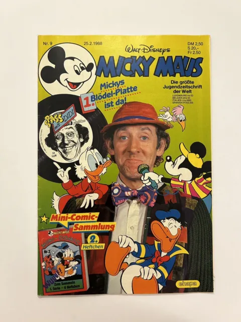 Micky Maus 1988 Heft Nr. 9 #A1 Sammlung Selten