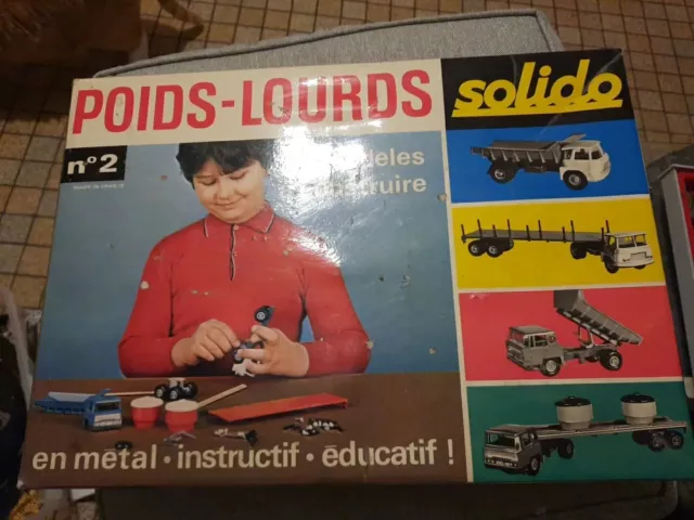 solido  Ancien démontable - Coffret Camions Poids Lourds N 2