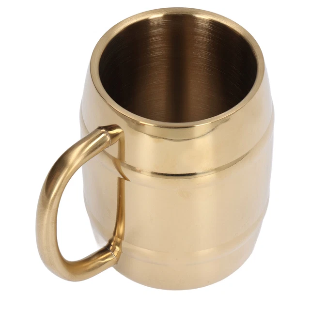 (2) 02 015 Tazza da caffè tazza acqua isolamento termico innocuo antiruggine inox