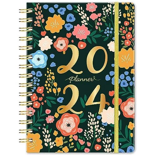 2024 PLANNER Jan. 2024 Dec.2024, Planner 2024 with Tabs, 6.4" x 8.5