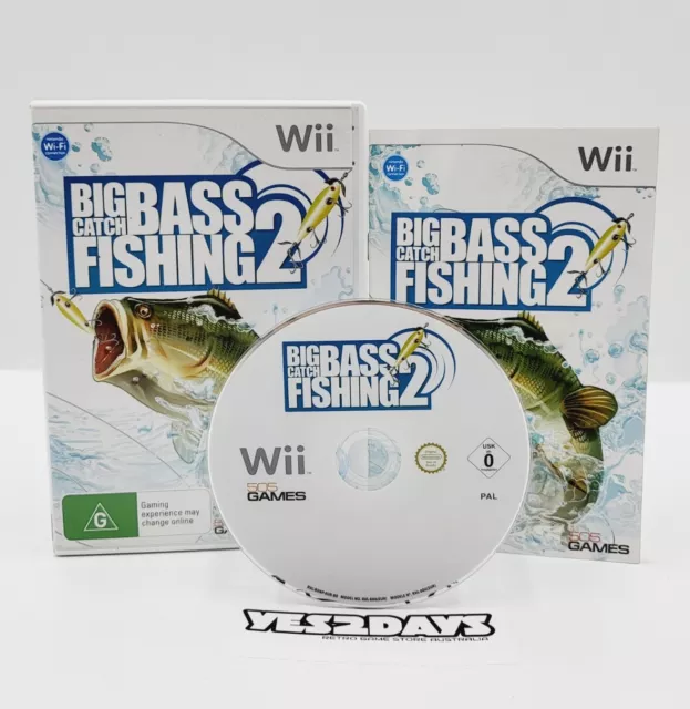 BIG CATCH BASS Fishing 2 Nintendo Wii game