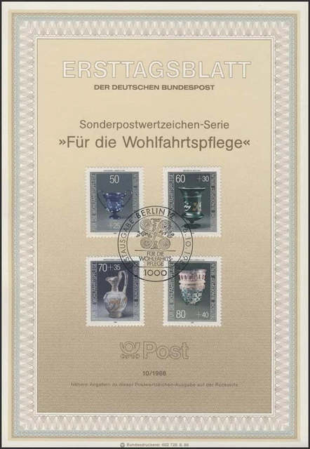 ETB 10/1986 Wofa, Gläser