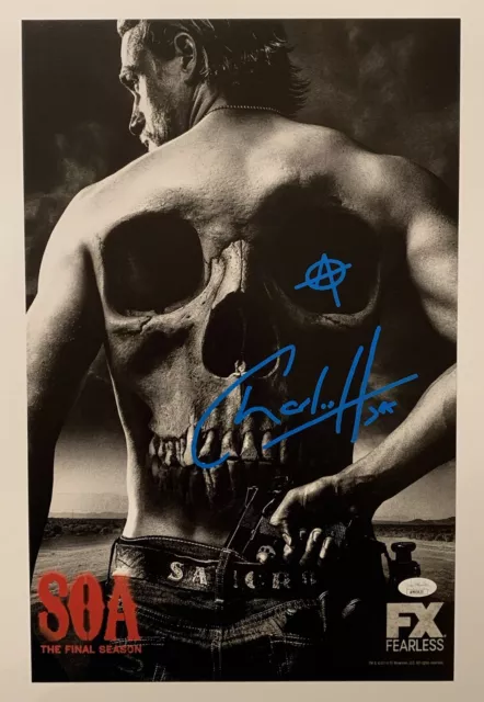 Charlie Hunnam SIGNED 11x17 Sons Of Anarchy Jax Poster EXACT PROOF JSA COA A-3