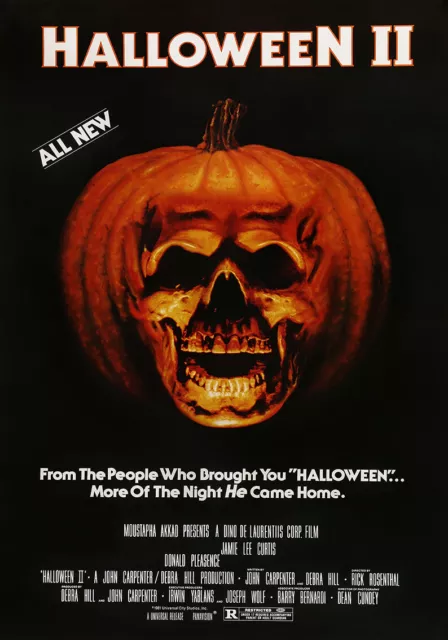 Halloween II (1981) Movie Film POSTER Plakat #333