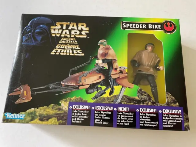 Star Wars The Power of the Force Speeder Bike Neu + OVP  (K045)