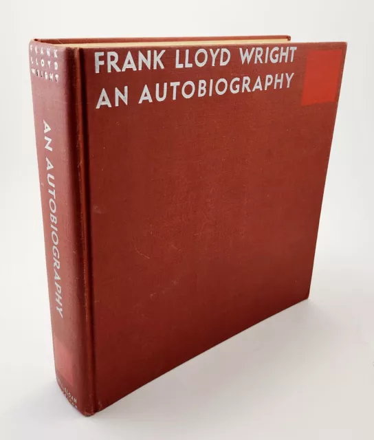 Frank Lloyd Wright an Autobiography 1943 First Edition Vintage Architecture Book