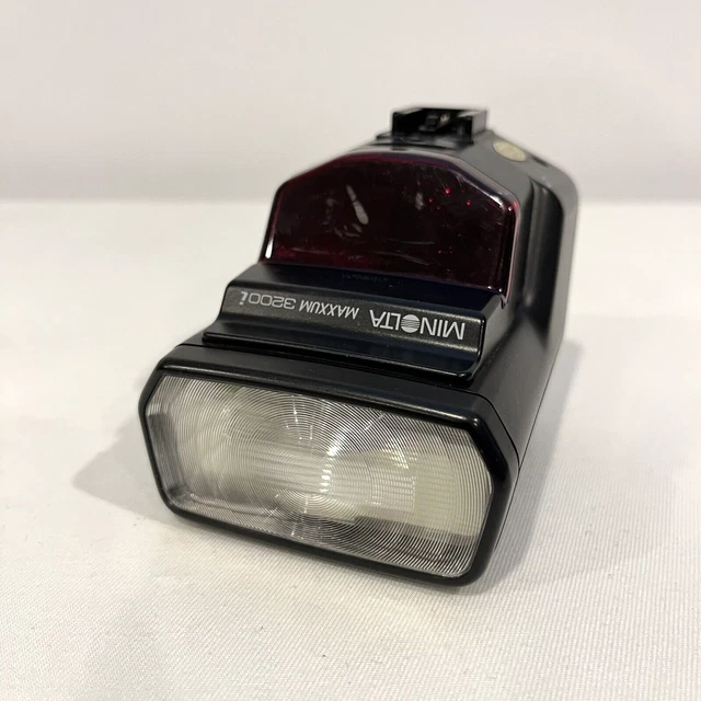 MINOLTA MAXXUM 3200i HOT SHOE MOUNT AUTO FLASH UNIT FOR KONICA MINOLTA CAMERA