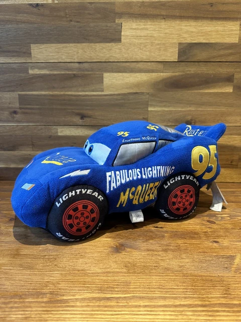 DISNEY STORE PIXAR Cars 3 Blue Lightning McQueen 14
