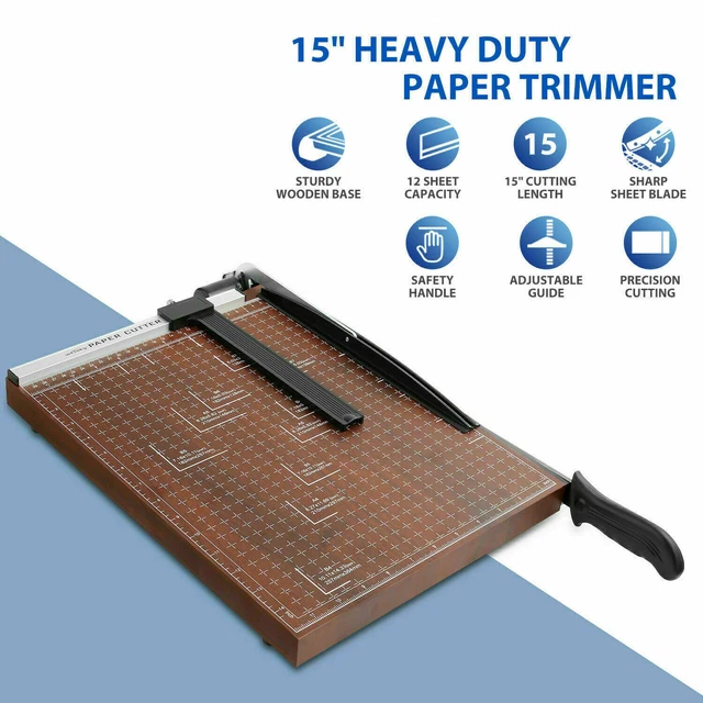 PAPER CUTTER A4 Paper Trimmer,Photo Guillotine Craft Machine Heavy Duty