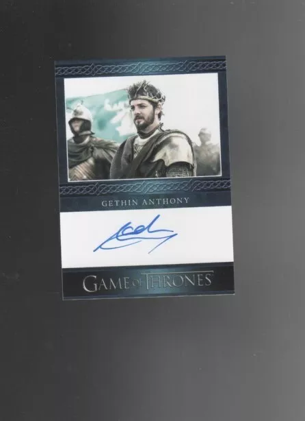 2022 Game of Thrones Complete Series volume 2 Gethin Anthony autograph