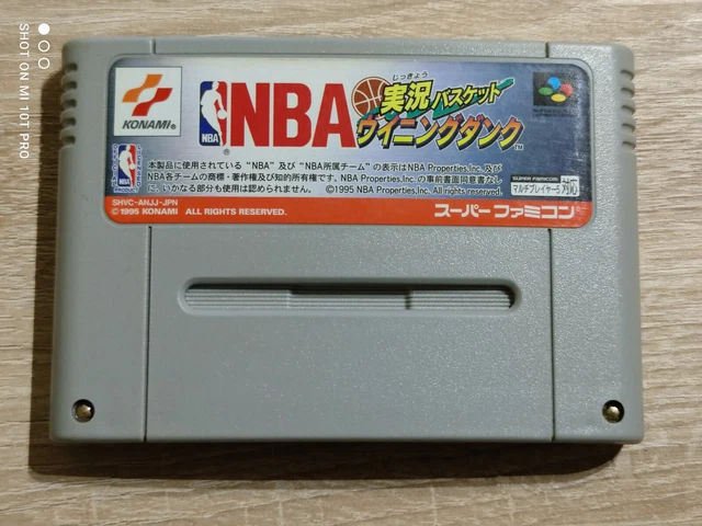NBA Basketball Winning Dunk for Super Famicon Nintendo Jap
