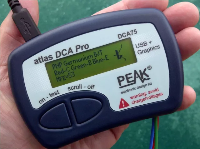 DCA75 Peak Atlas DCA Pro Advanced Semiconductor Analyser JPST007 w New Firmware 3