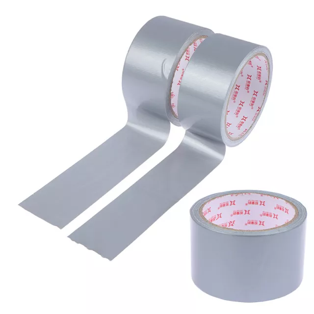 10M Silvery Grey  Super Sticky Cloth Duct Tape Carpet Floor Waterproof Ta'm'