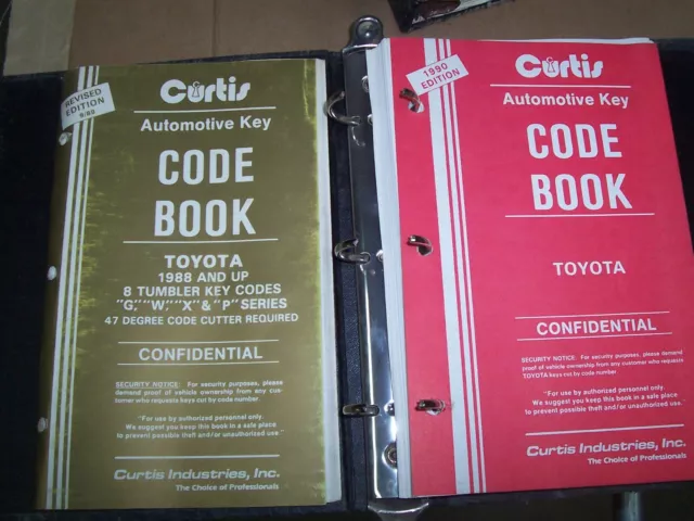 Curtis key coding parts lot with code books Various makes (See Pictures) 3