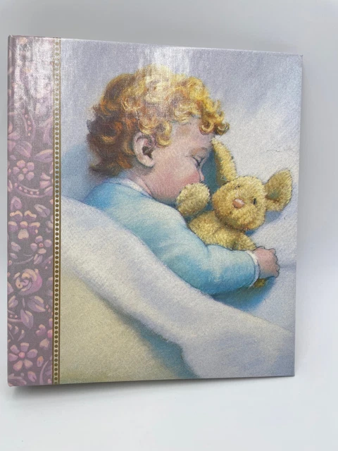 Hallmark Vintage Baby Photo Album Baby Infant with Bunny Rabbit