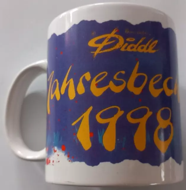 DIDDL die Springmaus Jahresbecher 1998 Tasse Becher Kaffeetasse Tee Geburtstag