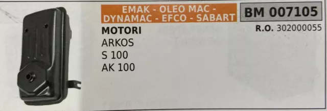 Marmitta Brumar Emak - Oleo Mac - Dynamac - Efco - Sabart Bm007105