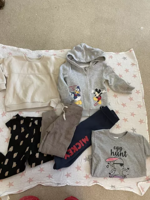 Pacchetto vestiti multicolore bambina Next età 2-3 anni