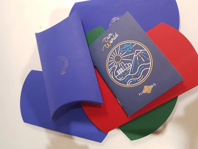 Flight Log Travel Log Journal World map & flags Eco-friendly with GIFT BOX Flight Log Travel Log Journal World map & flags Eco-friendly with GIFT BOX
