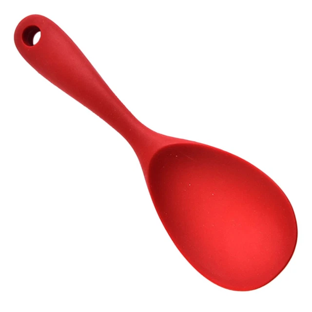 cuillère à sauce cuillère à riz en silicone riz nouilles tirées à la