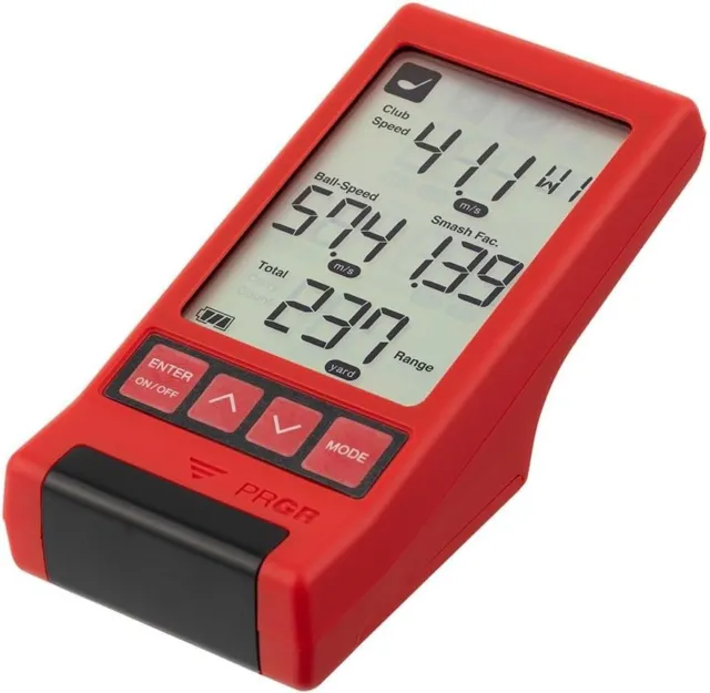 PRGR HS-130 RED EYES POCKET Personal Golf Launch Monitor Speed Measuring