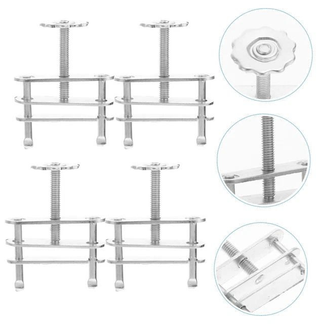 10pcs Test Tube Clamps Adjustable Screw Compressor Clamp