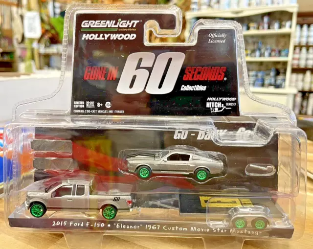 Greenlight Hollywood Gone In 60 Seconds 2015 Ford F-150 Eleanor 1967 Mustang